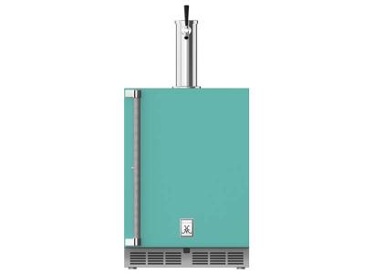24" Hestan GFDS Series 5.2 cu. ft. Outdoor Single Faucet Beer Dispenser  - GFDSR241-TQ