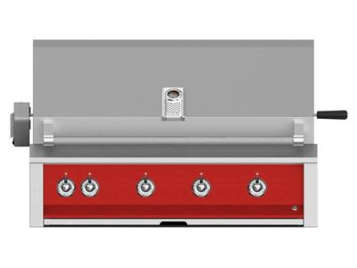 42" Aspire by Hestan Built- in Natural Gas Grill with Stainless Steel Tubular Burner - EMBR42-NG-RD