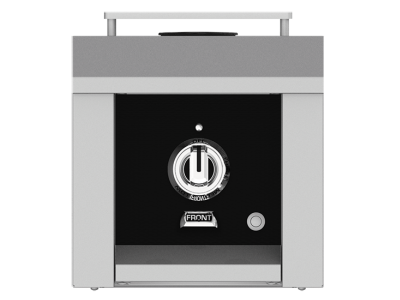 12" Hestan AGB Series Outdoor Single Side Burner with 20000 BTU - AGB121LPBK