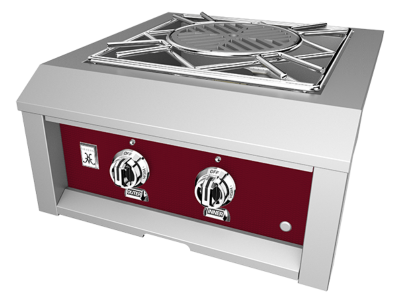 24" Hestan AGPB Series Power Burner with Removable Drip Tray - AGPB24-LP-BG