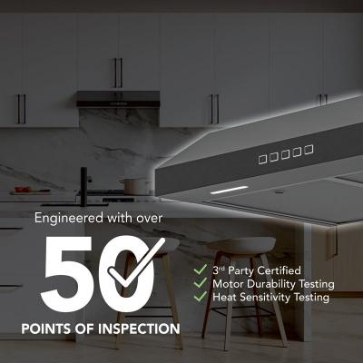 30" Broan Under Cabinet Range Hood in Black Stainless Steel - GLA2303BLS