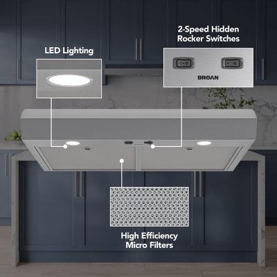 30" Broan Under Cabinet Range Hood in Stainless Steel - MTR1303SS