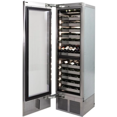 24" Perlick C-Series Dual Zone Wine Column with Left Hinge Panel Ready Door - CR30W24LL