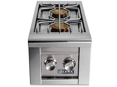 13" Lynx Built-In Liquid Propane Double Side Burner - LSB2-2-LSLP