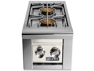13" Lynx Built-In Natural Gas Double Side Burner - LSB2-2-GLNG