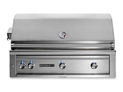 42" Sedona Natural Gas Built-in Grill With 3 Stainless Steel Burners and Rotisserie - L701R-NG