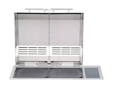 30" Kenyon Texan Electric Grill Touch Control with Split Lid - B70405WH